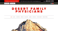 Desktop Screenshot of desertfamilyphysicians.com