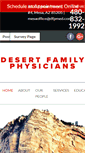 Mobile Screenshot of desertfamilyphysicians.com